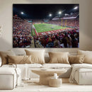 Mississippi State Bulldogs Stadium Wall Art Canvas Print –