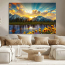 Grand Teton Park Sunrise Wall Art – Vibrant Landscape Canvas by MyGreatCanvas | Canvas Wall Art Prints | Photo Prints & Wall Decor