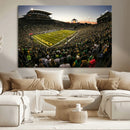 Oregon Stadium Canvas Wall Art - Captivating Game Day Scene
