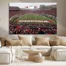 Wisconsin Badgers Team Print Canvas - Madison Camp Randall