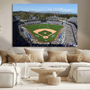 Los Angeles Dodgers Dodger Stadium Wall Art Canvas Print -