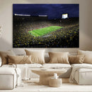 Michigan Wolverines Football Canvas Wall Decor, Football