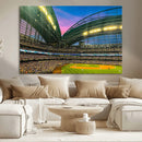 Milwaukee Brewers Baseball Team Print Canvas- American
