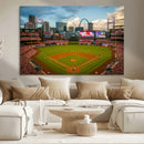 St. Louis Cardinals Baseball Team Print - Busch Stadium Wall