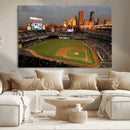 Minnesota Twins Baseball Team Print - Minneapolis Target by MyGreatCanvas | Canvas Wall Art Prints | Photo Prints & Wall Decor