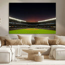Yankee Stadium Night Game Triple Canvas, Yankee Stadium