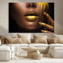African American Art Black Woman Canvas Print, African Wall