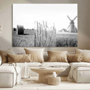 Vintage Farmhouse Black and White Triptych Wall Art – Giclee
