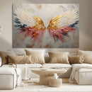 Golden Angel Wings Wall Art Canvas Print – Stunning Abstract by MyGreatCanvas | Canvas Wall Art Prints | Photo Prints & Wall Decor