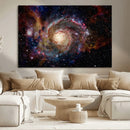 Nebula and Galaxies in Space Wall Art Canvas Print, Spiral