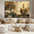Zen Buddha Wall Art Canvas Print | Peaceful Meditation Decor