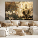 Zen Buddha Wall Art Canvas Print | Peaceful Meditation Decor