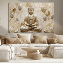 Serene Buddha Wall Art | Yoga Room Decor and Meditation Wall
