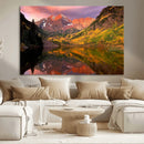 Colorado Rockies Mountain Sunset Wall Art | Ready to Hang by MyGreatCanvas | Canvas Wall Art Prints | Photo Prints & Wall Decor