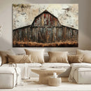 Rustic Barn Wall Art | Farmhouse Wall Decor Canvas Print |