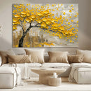 Yellow Blossom Tree Canvas Wall Art - Floral Abstract Modern by MyGreatCanvas | Canvas Wall Art Prints | Photo Prints & Wall Decor