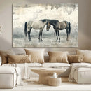 Chines Style Majestic Horses Wall Art | Ready to Hang and
