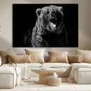 Bear Canvas Print | Wildlife Wall Art for Cabin Decor |