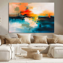 Colorful Abstract Wall Art | Bold Modern Canvas Print |