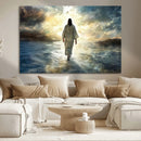 Jesus Walking on Water Wall Art | Canvas Print | Ready to