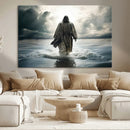 Jesus Walking on Water Wall Art | Canvas Print | Ready to