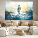 Watercolor Jesus Walking on Water Canvas Print, Christian by MyGreatCanvas | Canvas Wall Art Prints | Photo Prints & Wall Decor