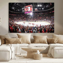 Amerant Bank Arena Wall Art Canvas Print - Basketball Arena by MyGreatCanvas | Canvas Wall Art Prints | Photo Prints & Wall Decor