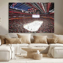 Barton Malow Little Caesars Arena Detroit Wall Art Canvas