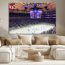 Madison New York Rangers Hockey Stadium Wall Art Canvas