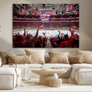 Carolina Hurricanes Ice Hockey Stadium Wall Art, Carolina