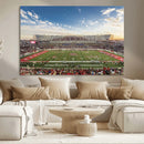 Framed Houston Cougars Football Team Print - Houston TDECU by MyGreatCanvas | Canvas Wall Art Prints | Photo Prints & Wall Decor