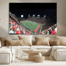 Houston Cougars Football Team Print - Houston TDECU Stadium
