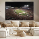 Wisconsin Badgers Football Team Print - Madison Camp Randall