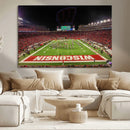 Wisconsin Badgers Football Team Print Canvas- Madison Camp