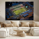 University of North Texas Mean Green Football Artwork,
