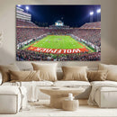 Wolfpack Football Team Print - Raleigh Carter-Finley Stadium