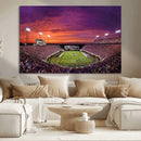 East Carolina University Pirates Football Print Canvas-