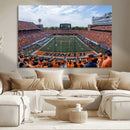 University of Illinois Fighting Illini Football Team Print by MyGreatCanvas | Canvas Wall Art Prints | Photo Prints & Wall Decor
