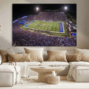 University of Kansas Jayhawks Football Team Print - Lawrence by MyGreatCanvas | Canvas Wall Art Prints | Photo Prints & Wall Decor