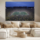 University of Michigan Wolverines Football Team Print - Ann by MyGreatCanvas | Canvas Wall Art Prints | Photo Prints & Wall Decor