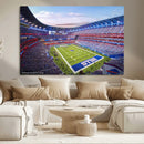Buffalo Bills Football Team Print Canvas - Buffalo Highmark by MyGreatCanvas | Canvas Wall Art Prints | Photo Prints & Wall Decor