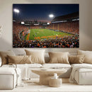 Clemson University Tigers Art Print, Football Team Print -
