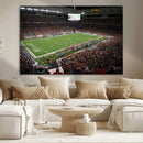 Miami Hurricanes Football Team Print Canvas- Miami Hard Rock