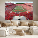Rutgers Scarlet Knights Football Team Print - Piscataway SHI by MyGreatCanvas | Canvas Wall Art Prints | Photo Prints & Wall Decor