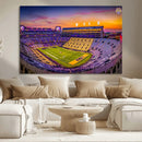 The Louisiana State University Tigers Football Team Print - by MyGreatCanvas | Canvas Wall Art Prints | Photo Prints & Wall Decor