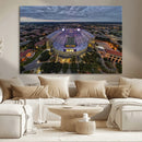 The Louisiana State University Tigers Football Team Print -