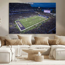 The University of Washington Huskies Football Team Print - by MyGreatCanvas | Canvas Wall Art Prints | Photo Prints & Wall Decor