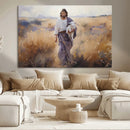 Jesus the Good Shepherd Wall Art Canvas Print - Lost Lamb
