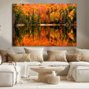 Forest Reflection Art | Autumn Forest Reflection Wall Art | by MyGreatCanvas | Canvas Wall Art Prints | Photo Prints & Wall Decor