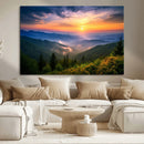 Majestic Mountain Sunrise Print | Landscape Wall Art | by MyGreatCanvas | Canvas Wall Art Prints | Photo Prints & Wall Decor